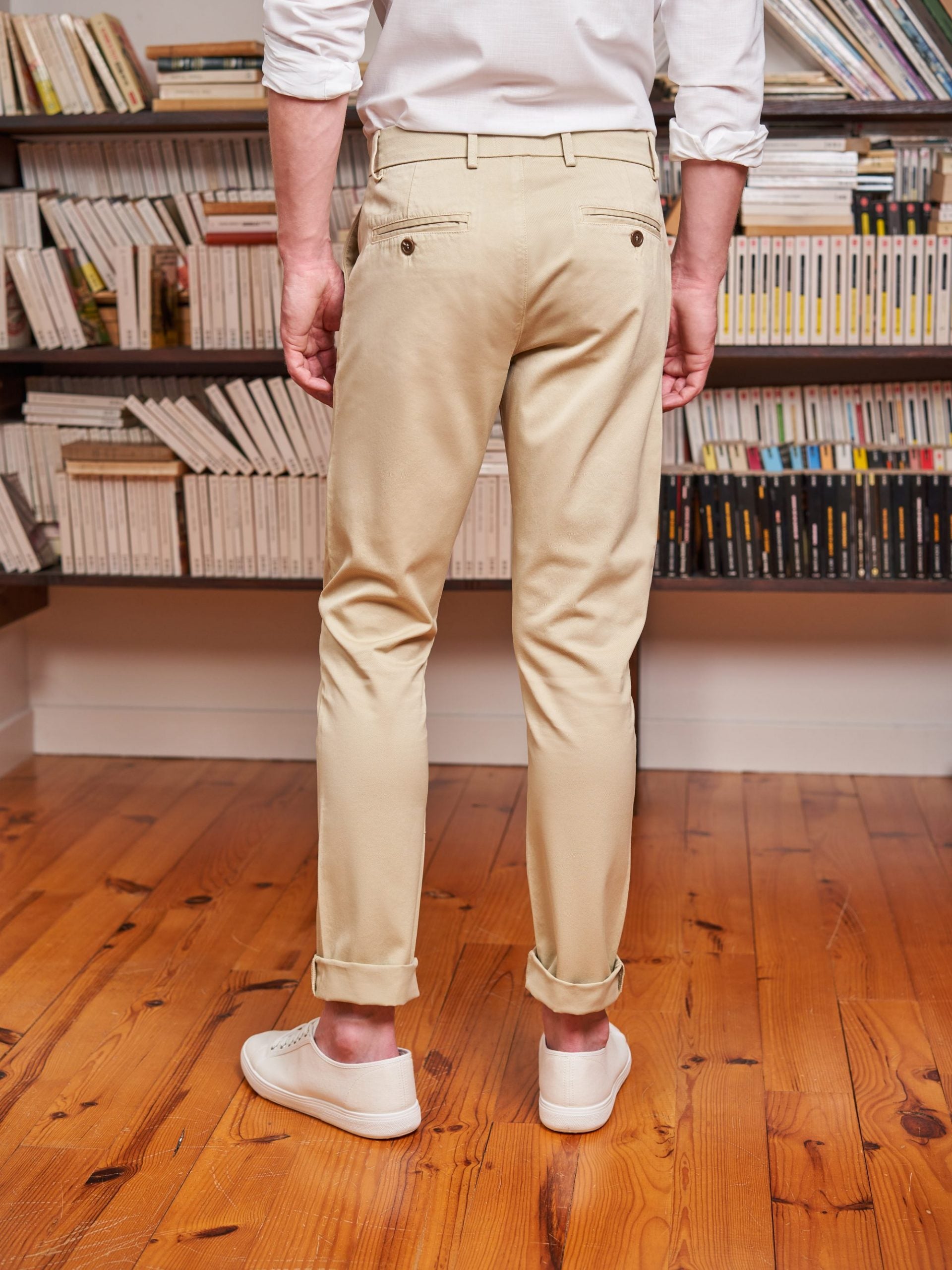 Chino Beige Arthur en coton bio