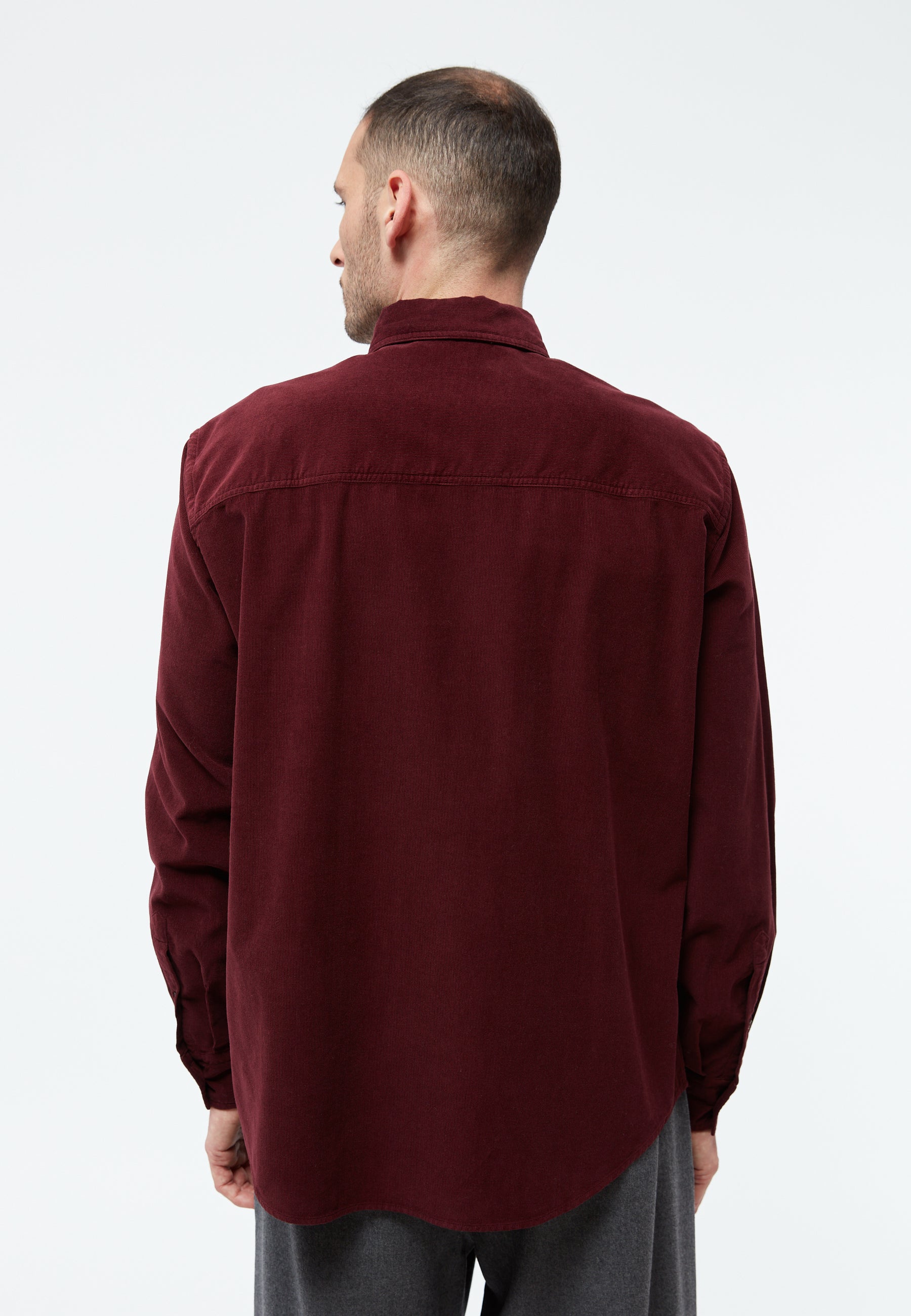 Fabio Wine Red Hemd