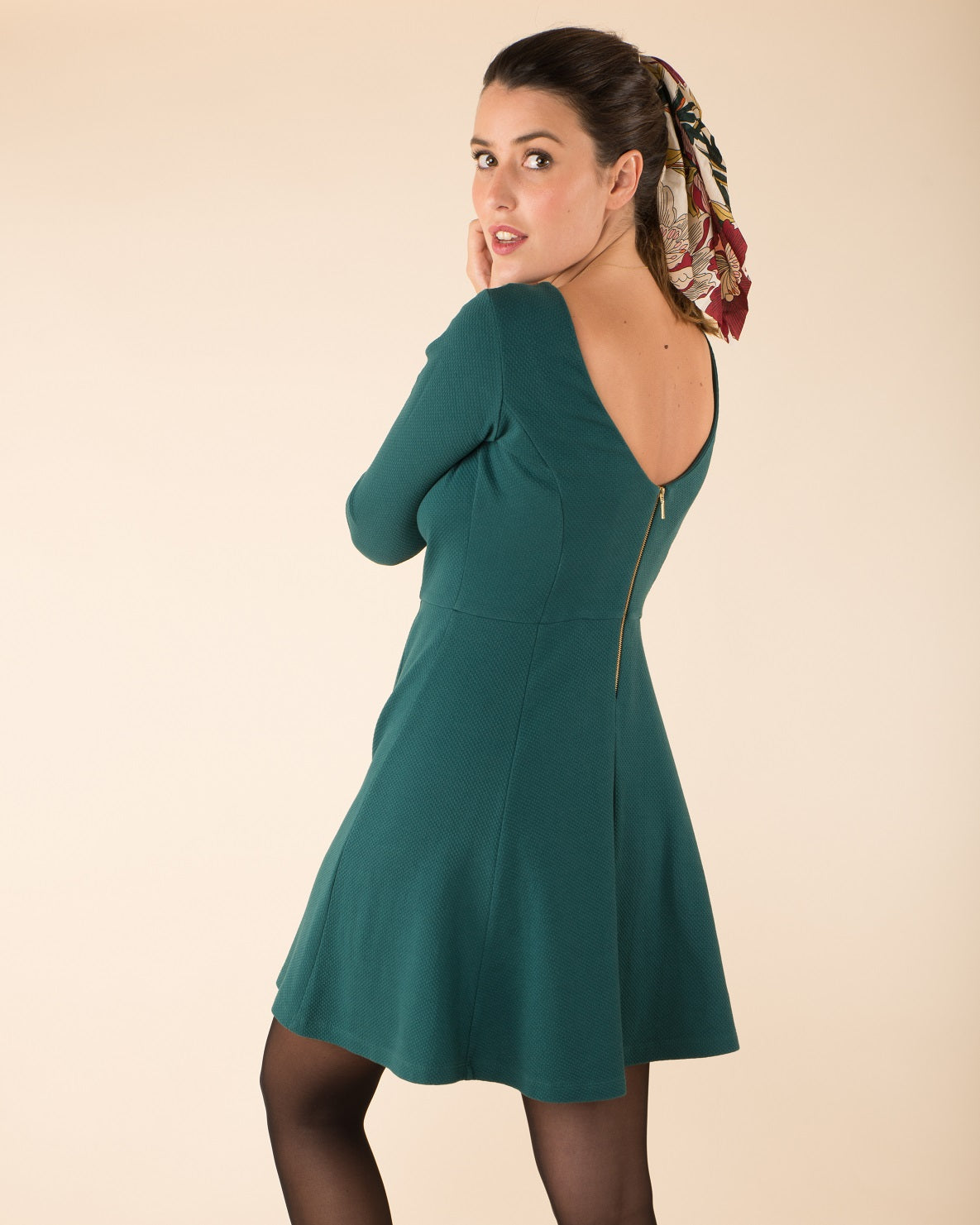 Robe Emeraude en coton bio Emma