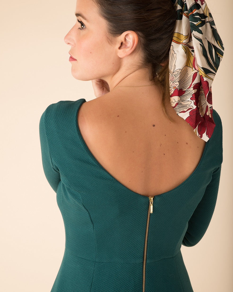 Robe Emeraude en coton bio Emma