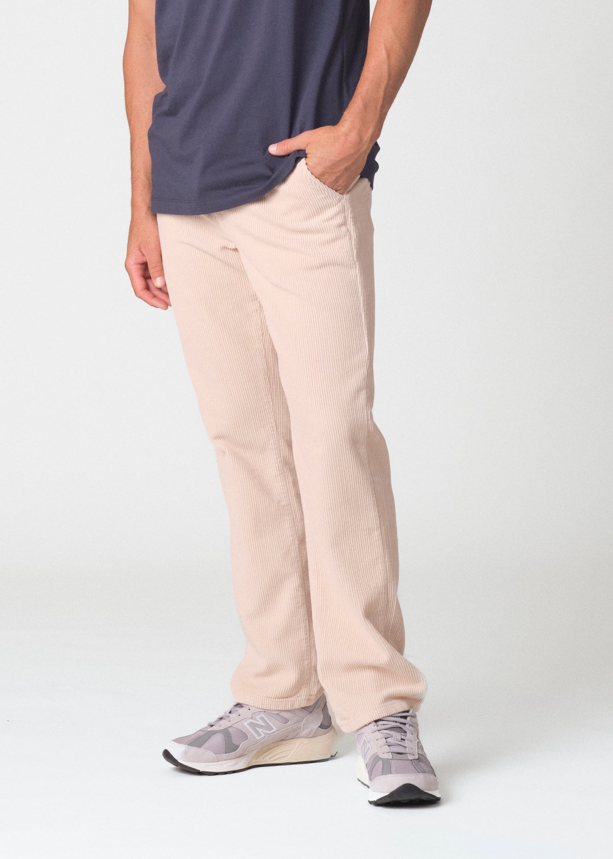 Chino velours West Ecru