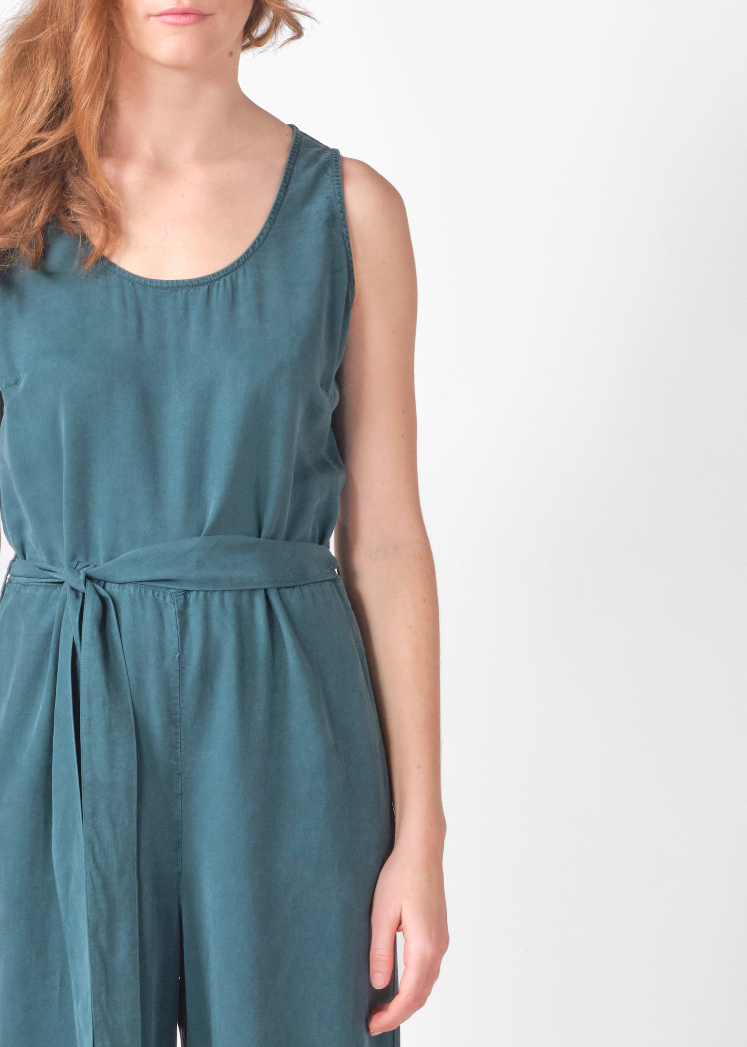 Sleeveless Jumpsuit Herdis Moss Green