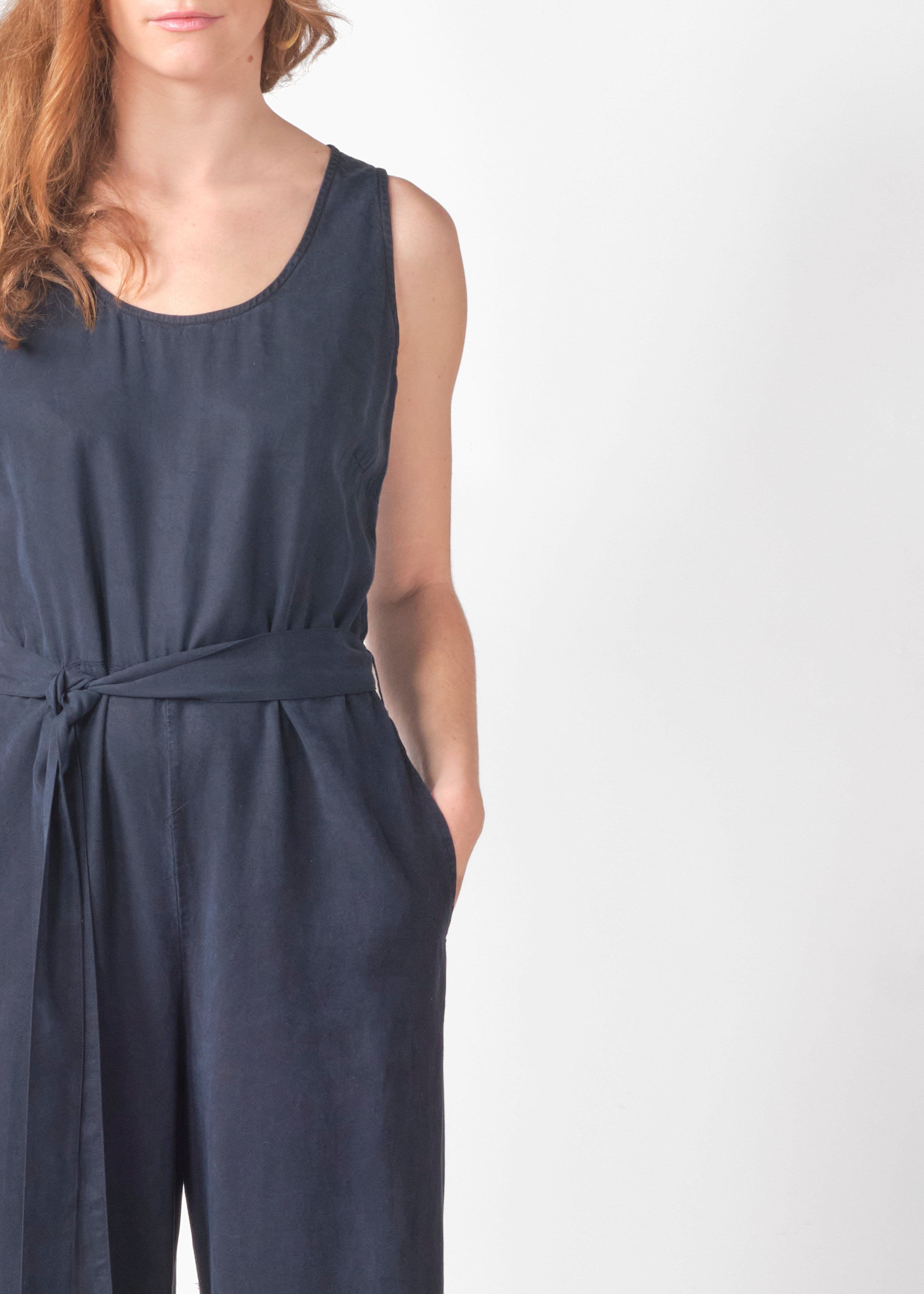 Sleeveless Jumpsuit Herdis Navy