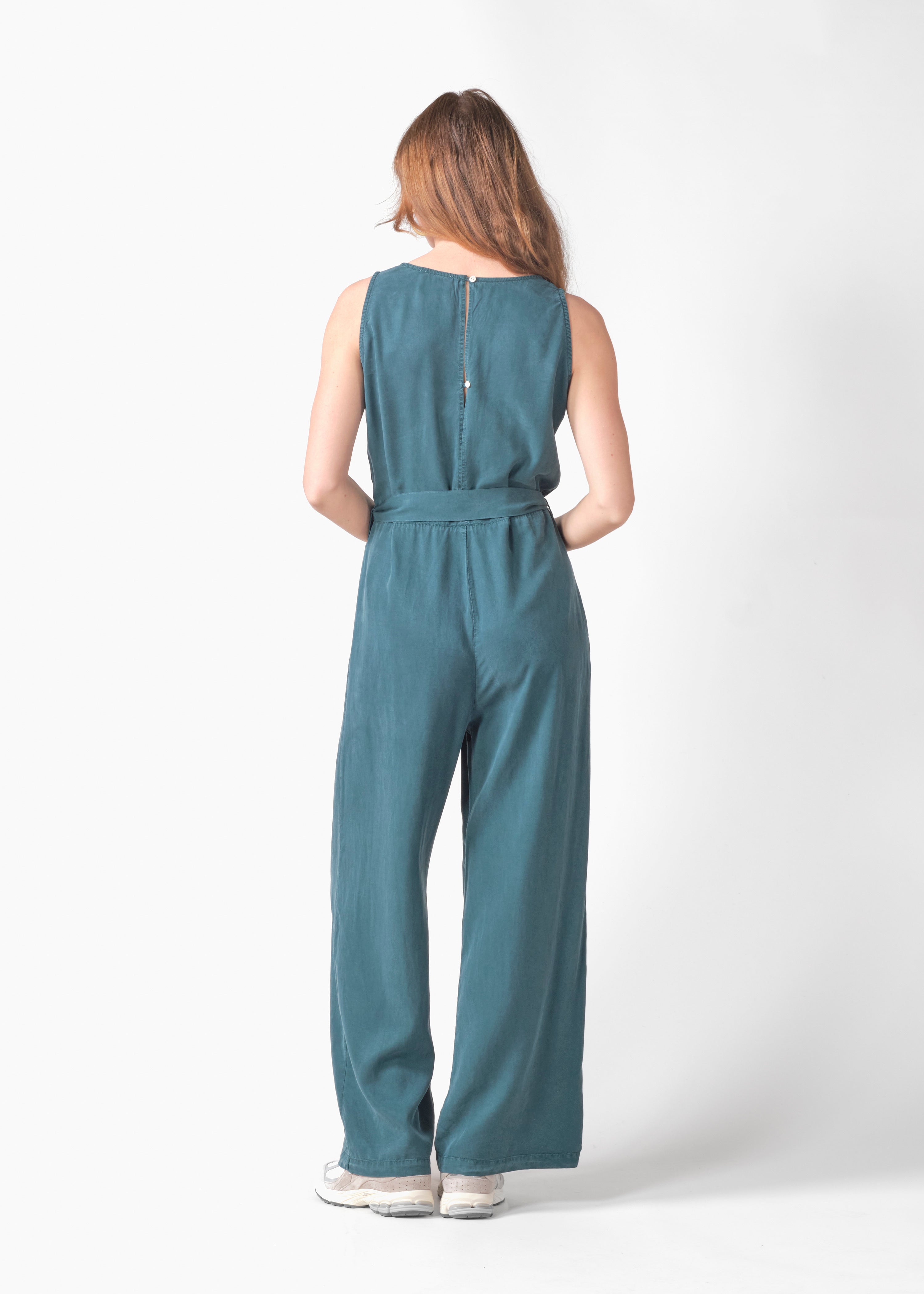 Sleeveless Jumpsuit Herdis Moss Green