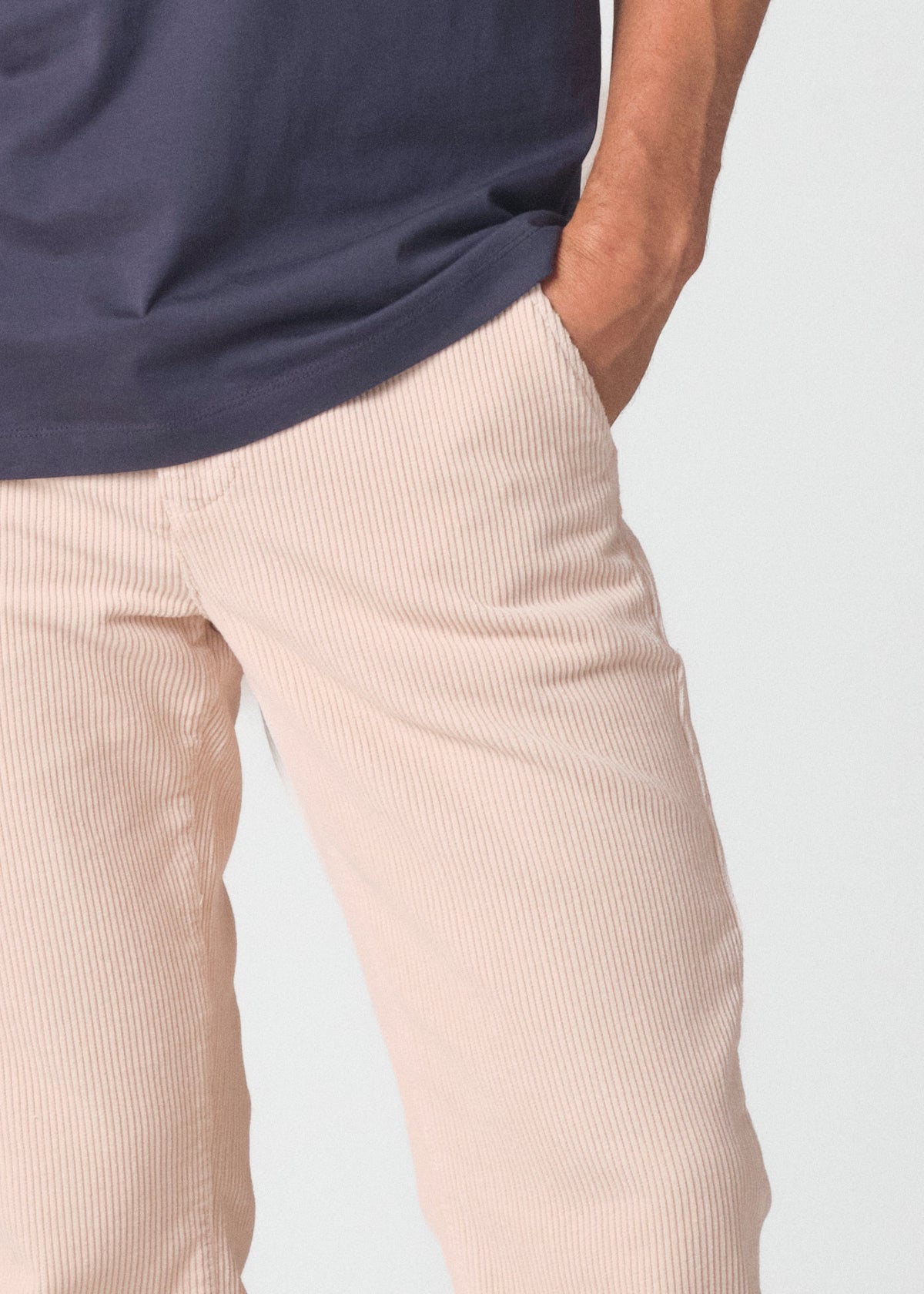 Chino velours West Ecru