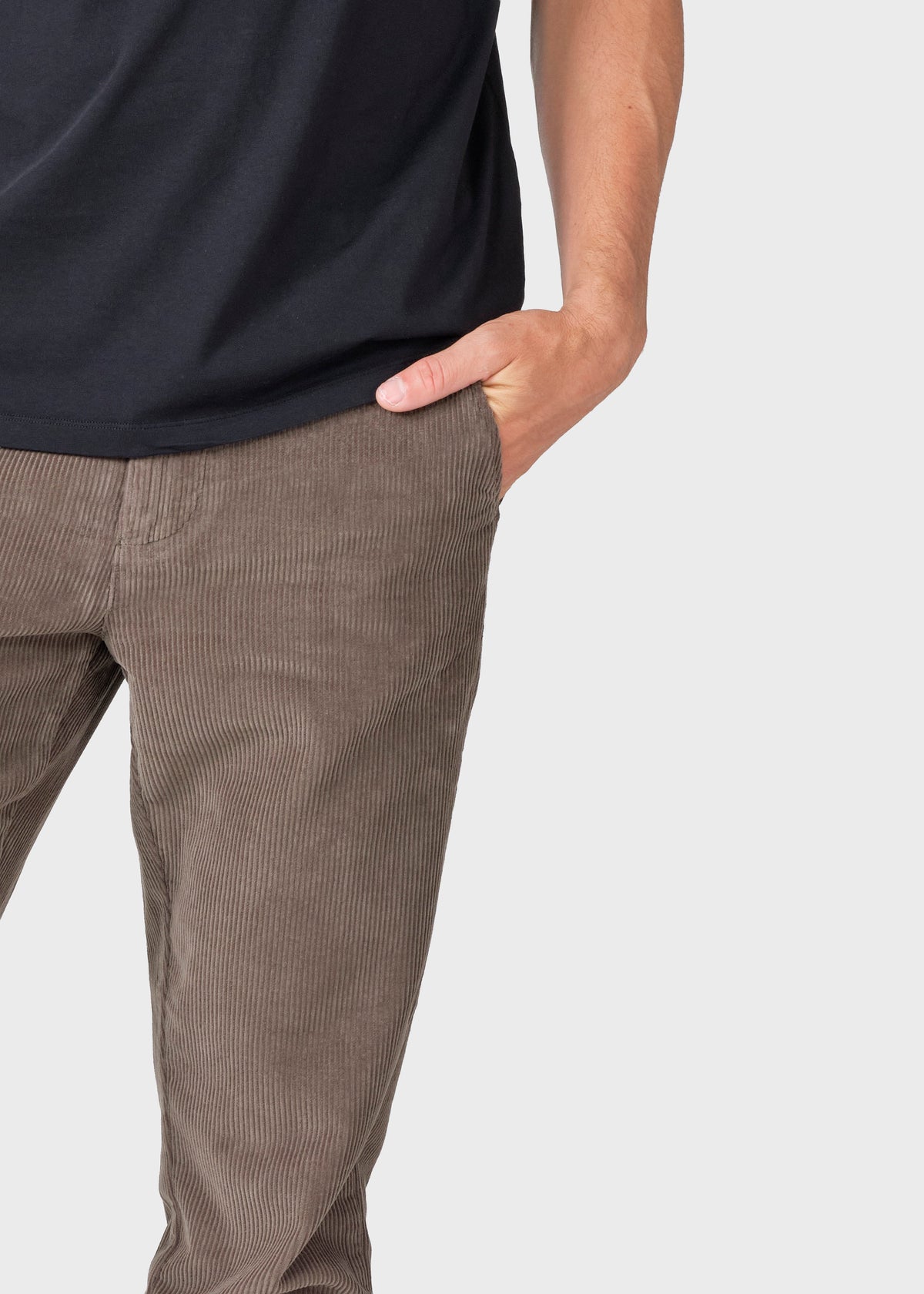 Chino côtelé Allan Taupe