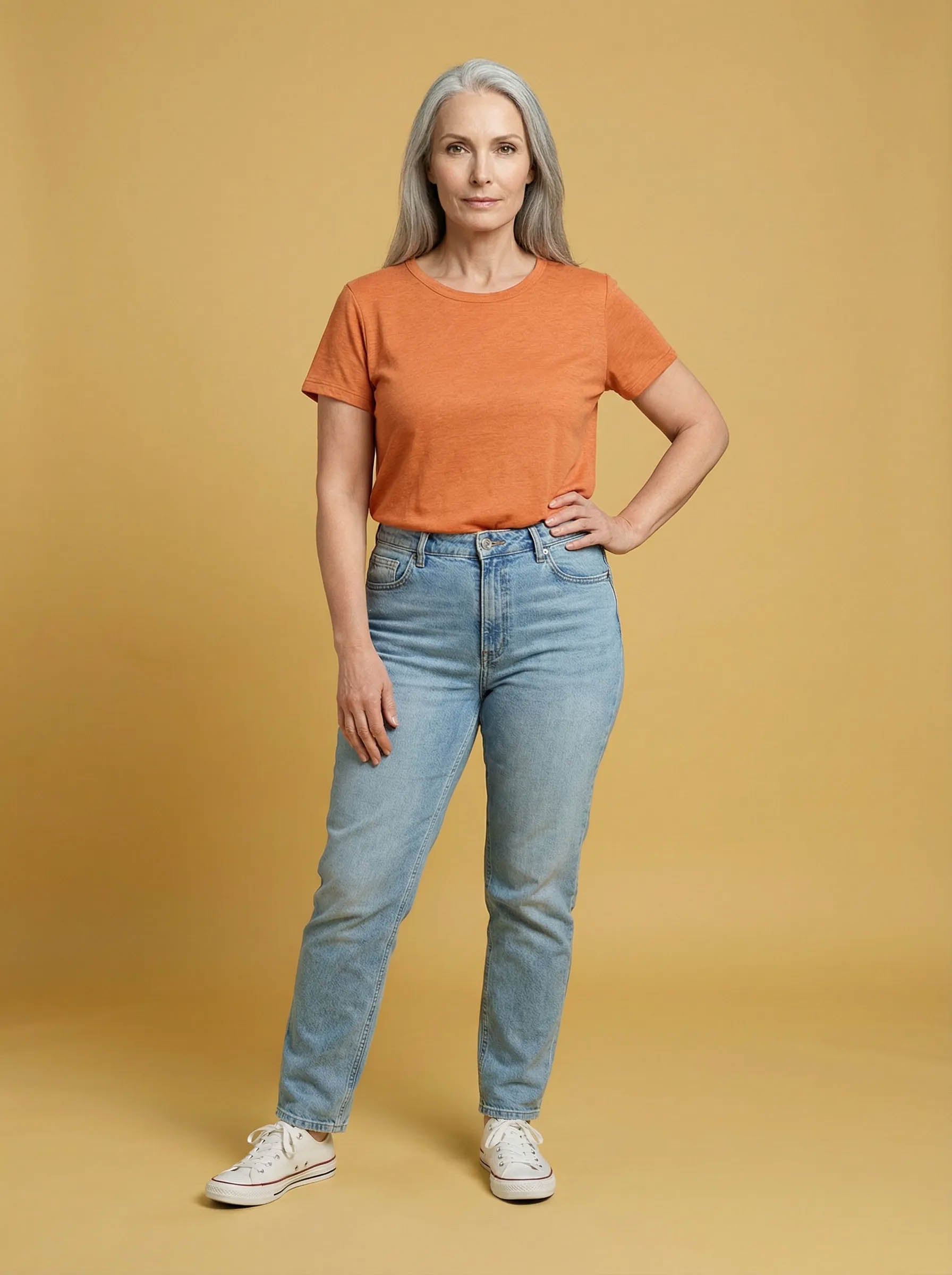 Alina Orange T-Shirt