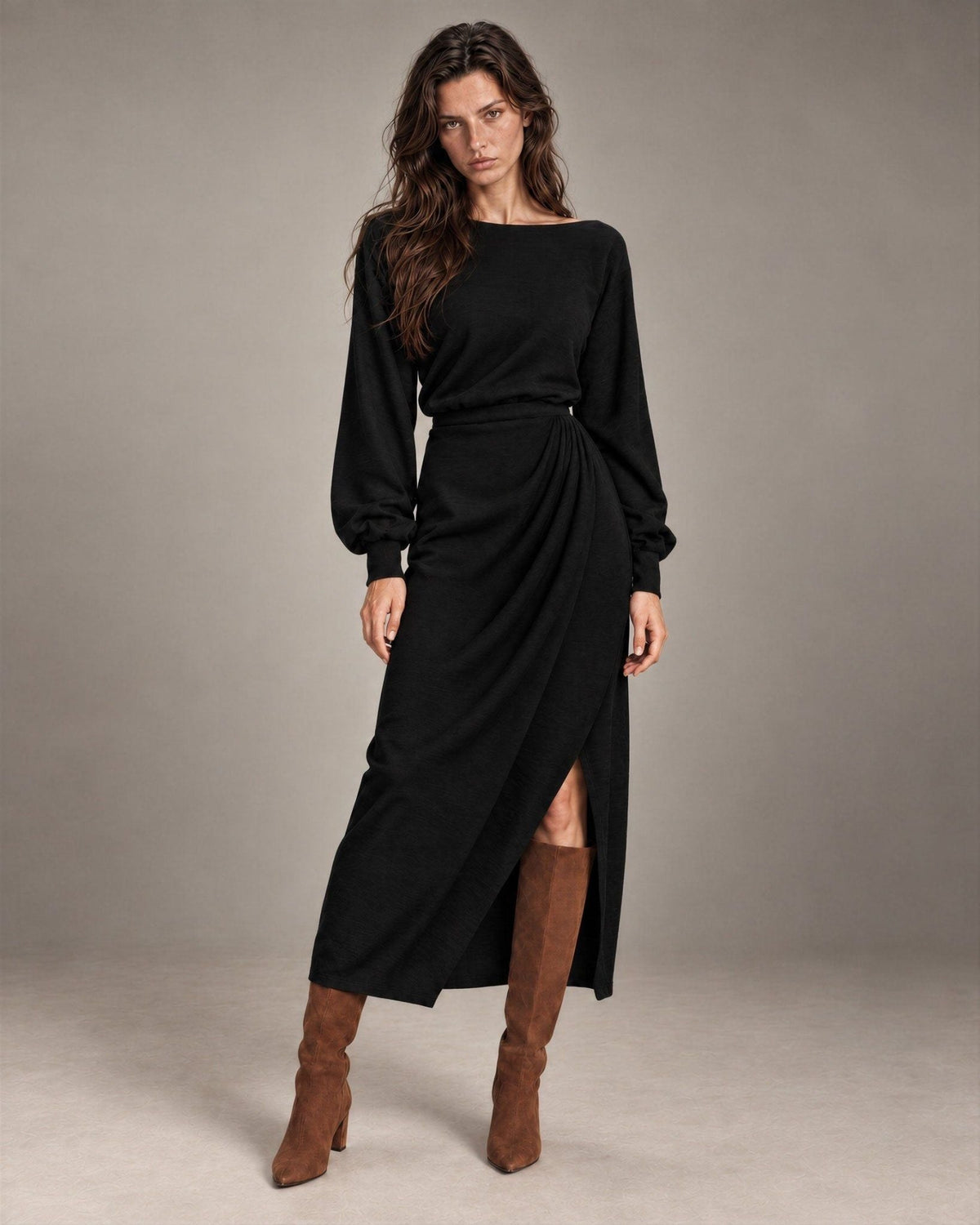 Long Dress Gwen Black
