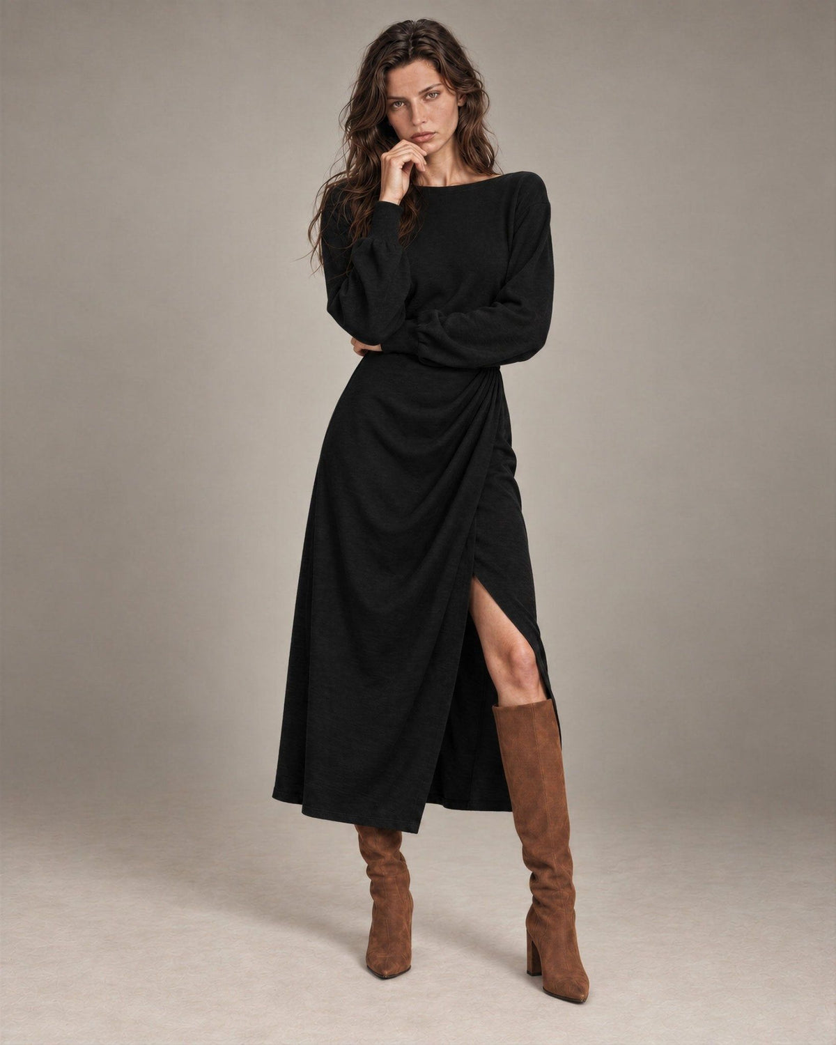 Long Dress Gwen Black