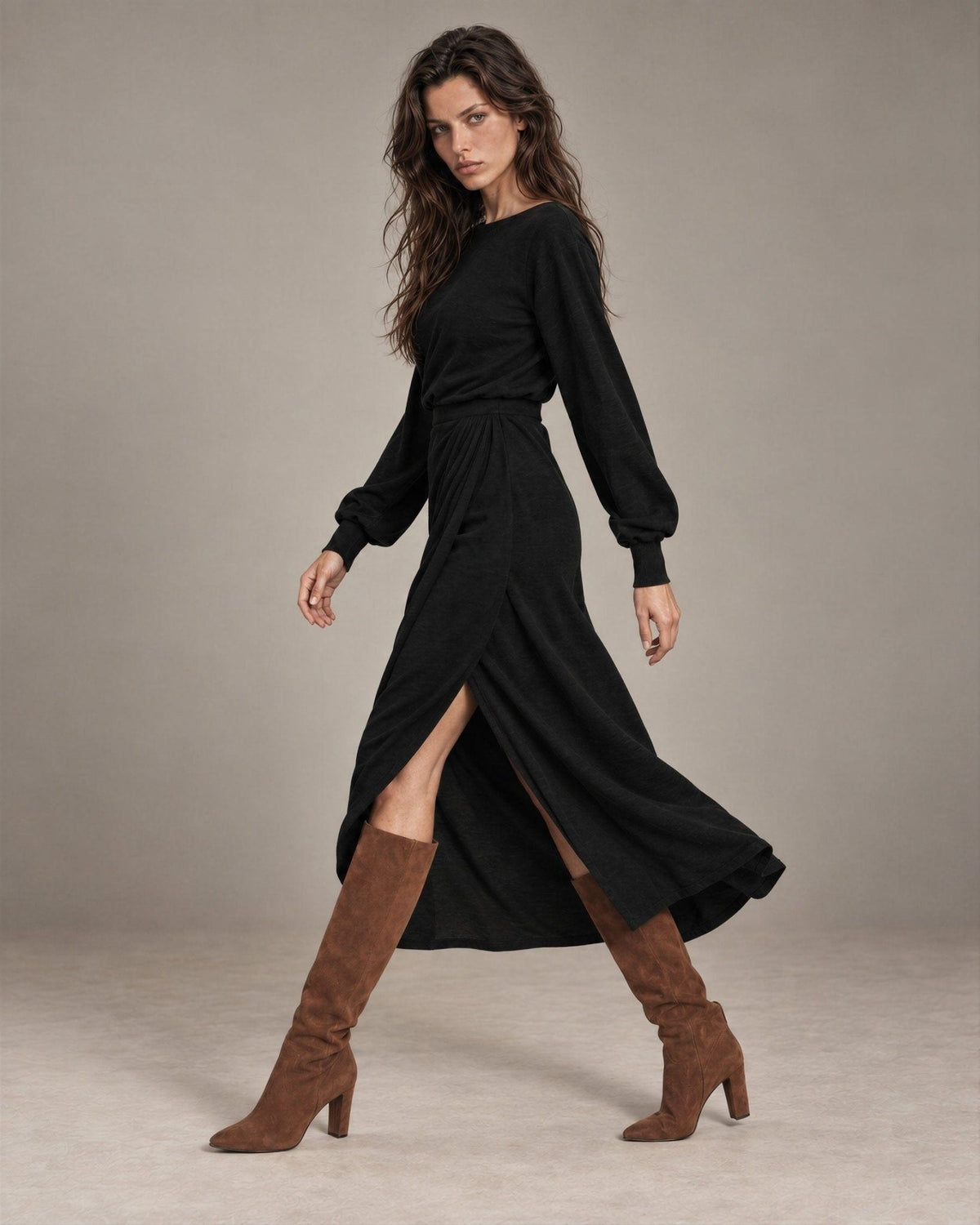 Long Dress Gwen Black
