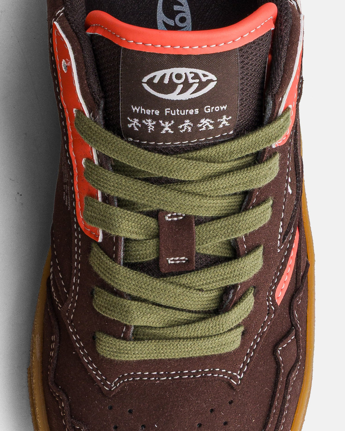 Sneakers Origin Low Marron & Orange