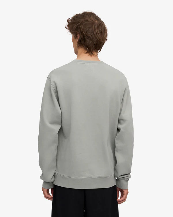 Classic Organic Crewneck Steel Blue
