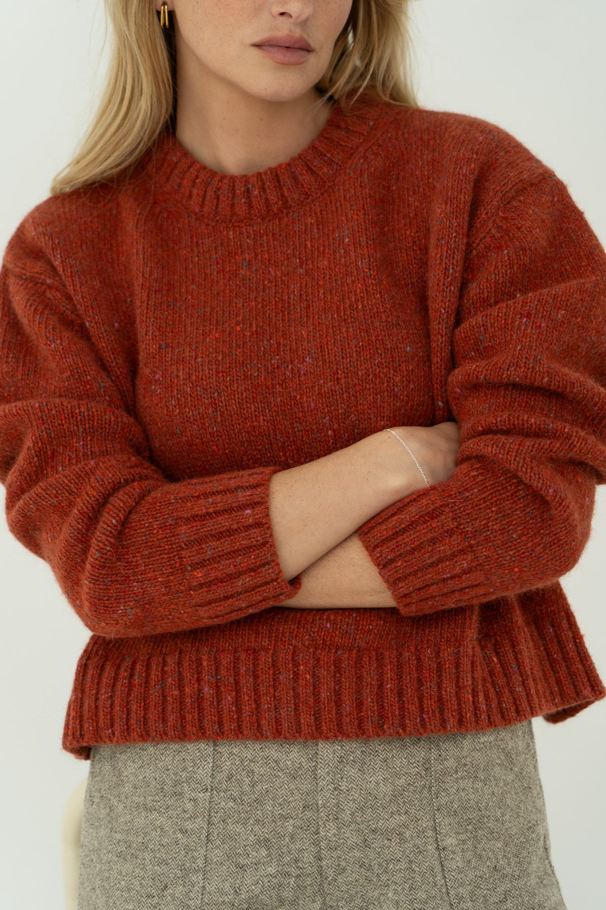 Oversized Sweater Claudia Brick