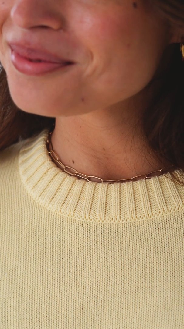 Baumollpullover Claudia Gelb