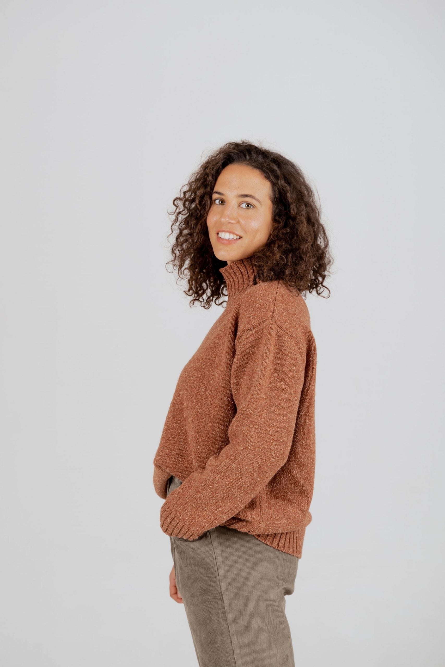 Pull Oversized Loriga Terracotta
