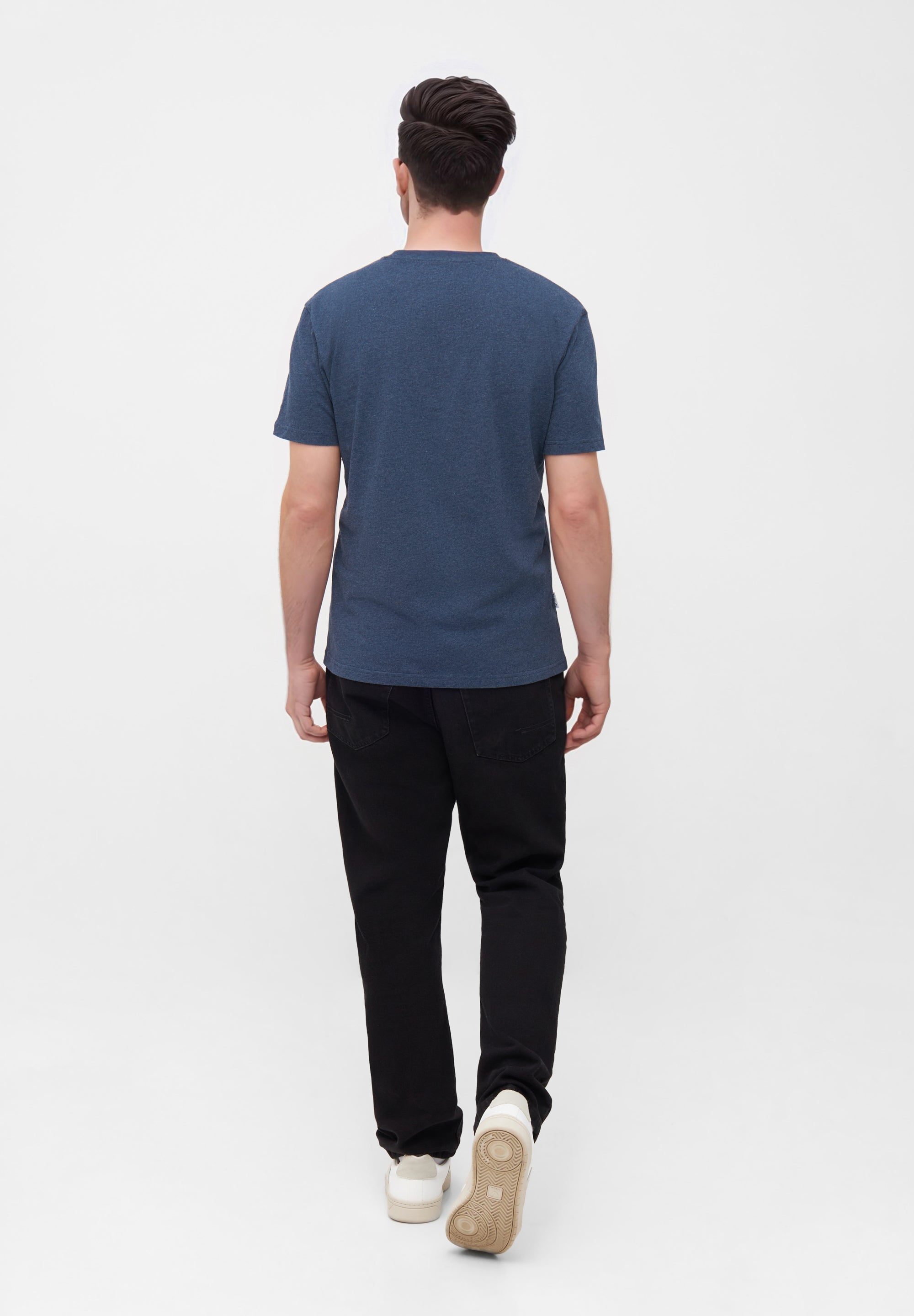 T-Shirt Treeshirt Navy Mel