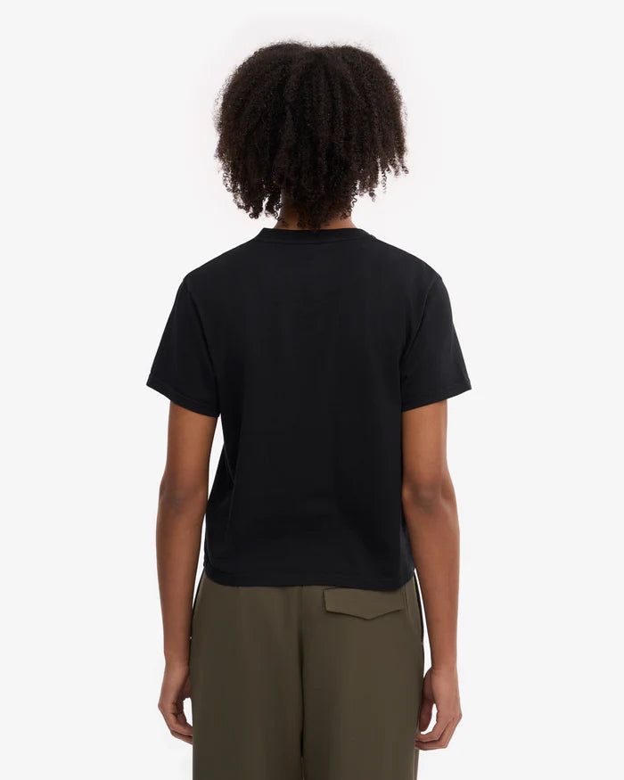 T-Shirt Boxy Crop Noir