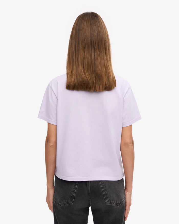 T-Shirt Boxy Crop Lavande