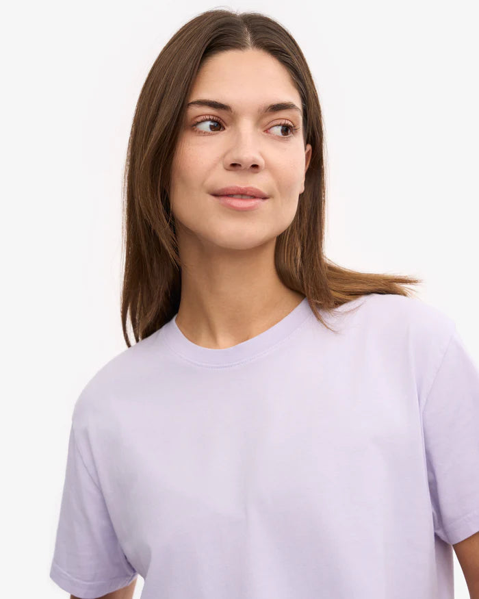 T-Shirt Boxy Crop Lavande