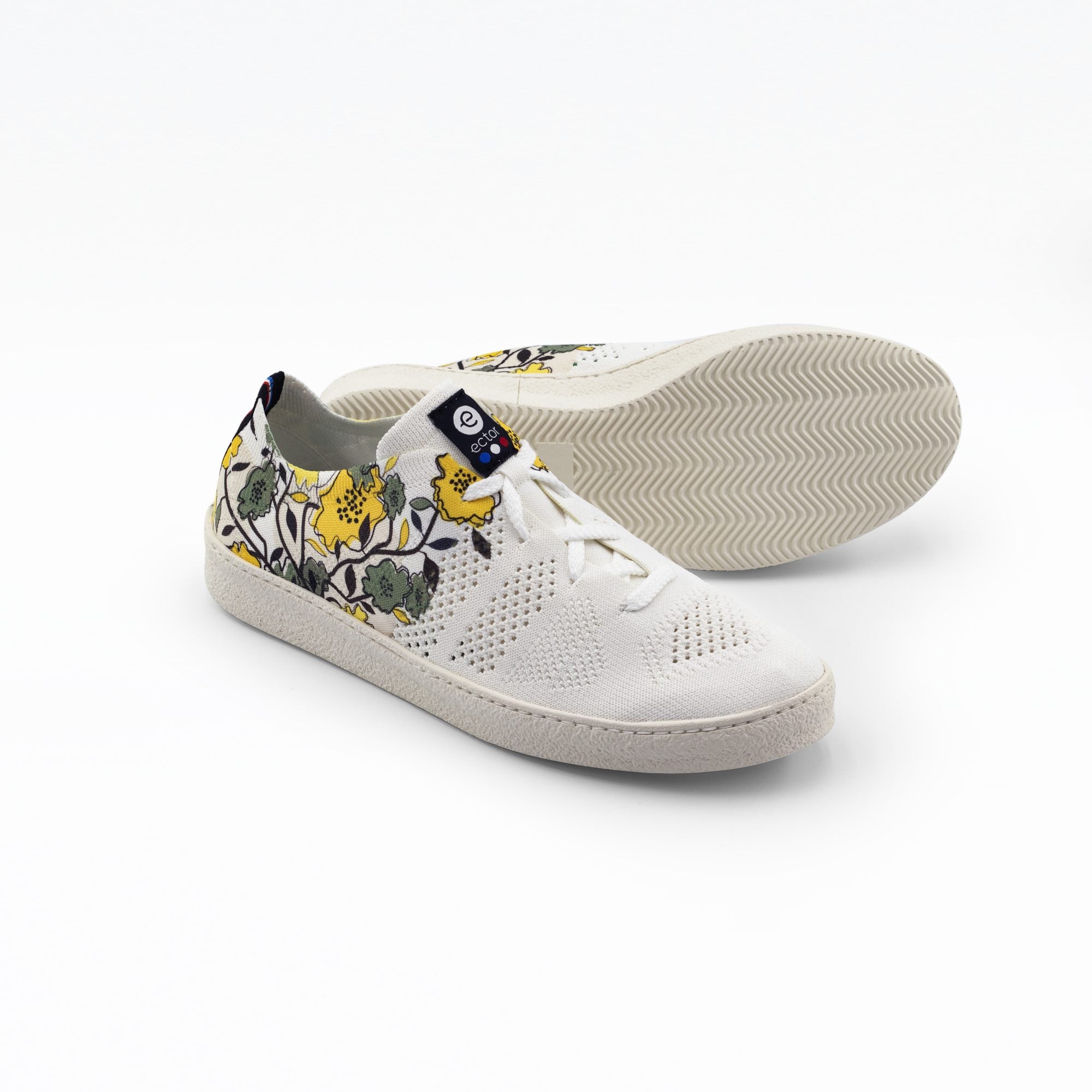 Sneakers écoresponsables femme Flowers Jaune 