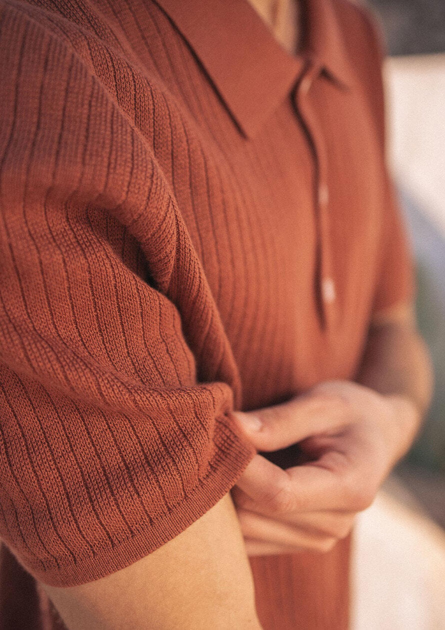 Poloshirt Dune Terracotta