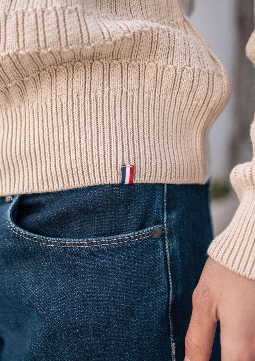 Sweater Epis Ecru