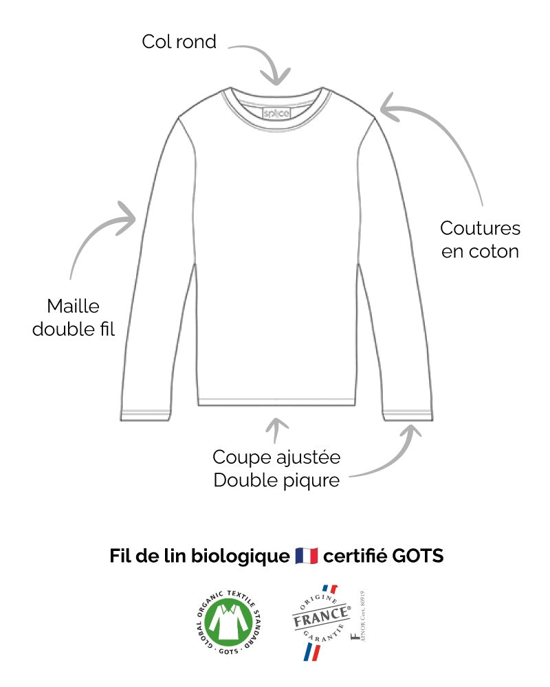 Pull en lin homme Linterpellant Bleu ardoise