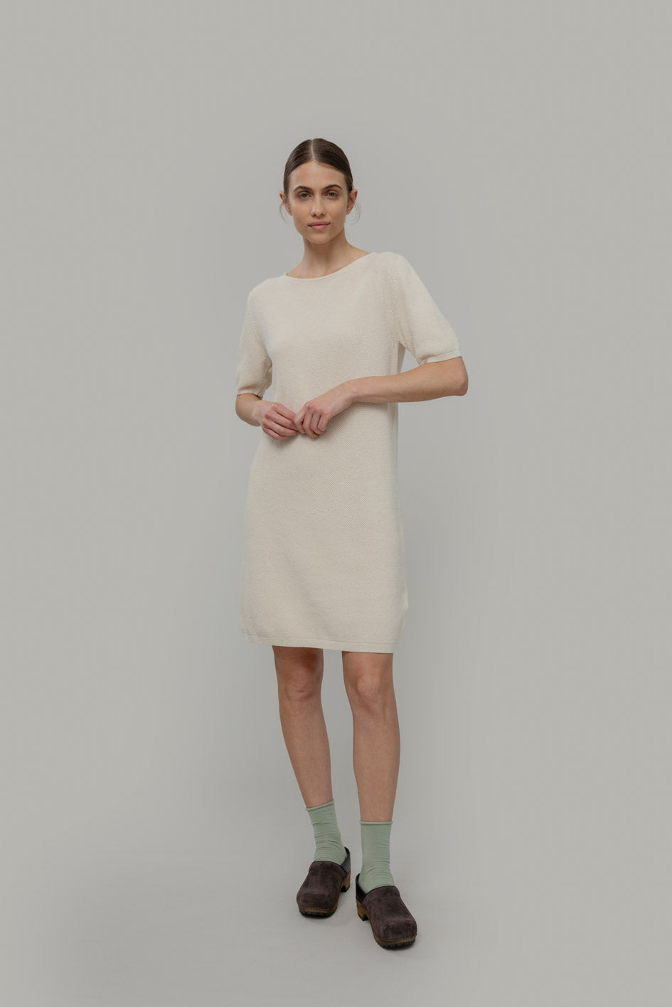 Kurzes Kleid Alessandra White Burro
