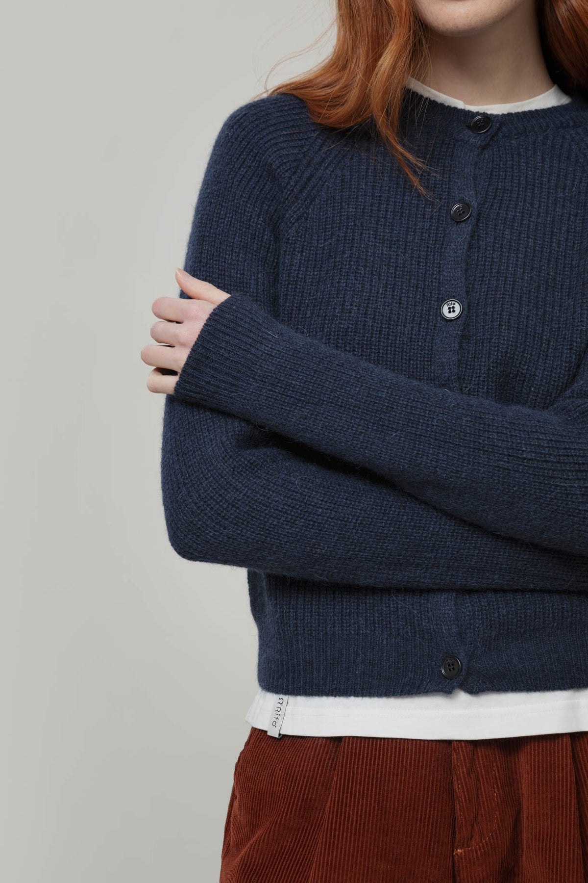 Cardigan Vittoria Bleu Marine
