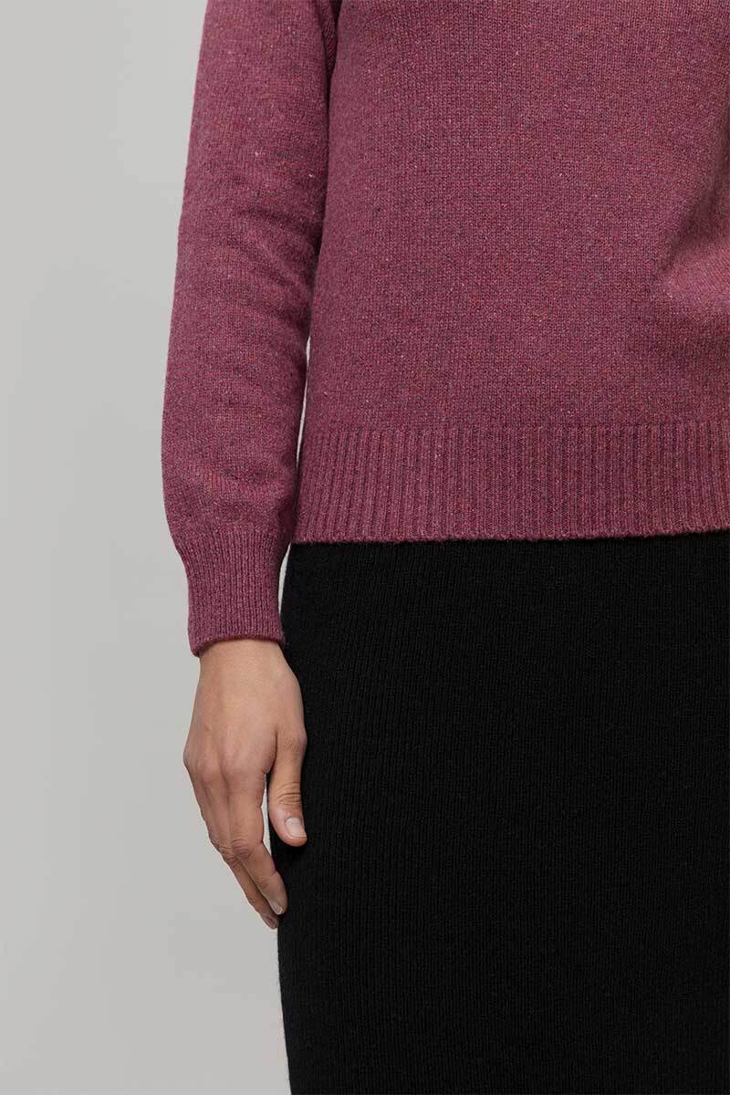 Cashmere Sweater Ada Red Marsala