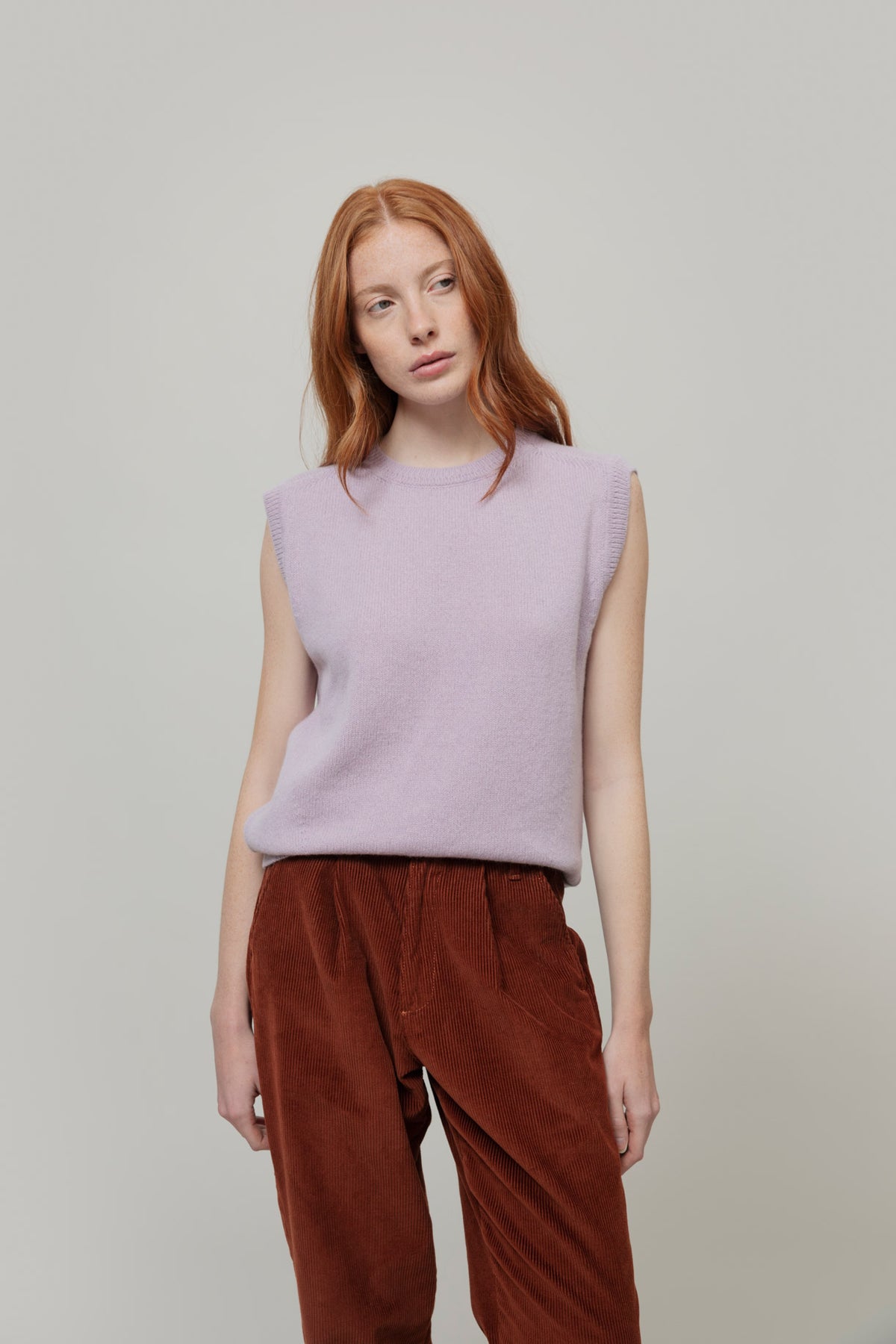 Sweater Vest Angela Lilac