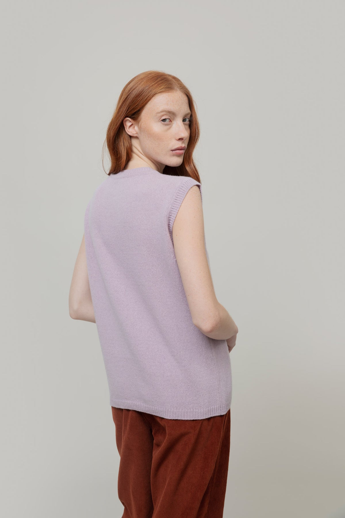 Sweater Vest Angela Lilac