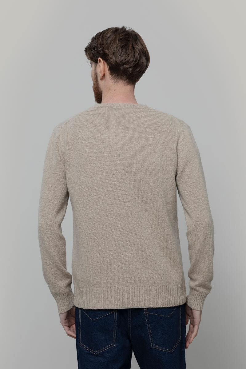 V-Neck Sweater Flavio Beige