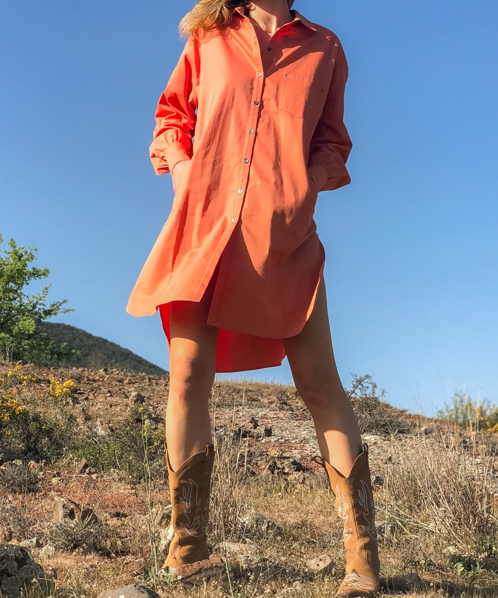 Robe chemise Pivoine