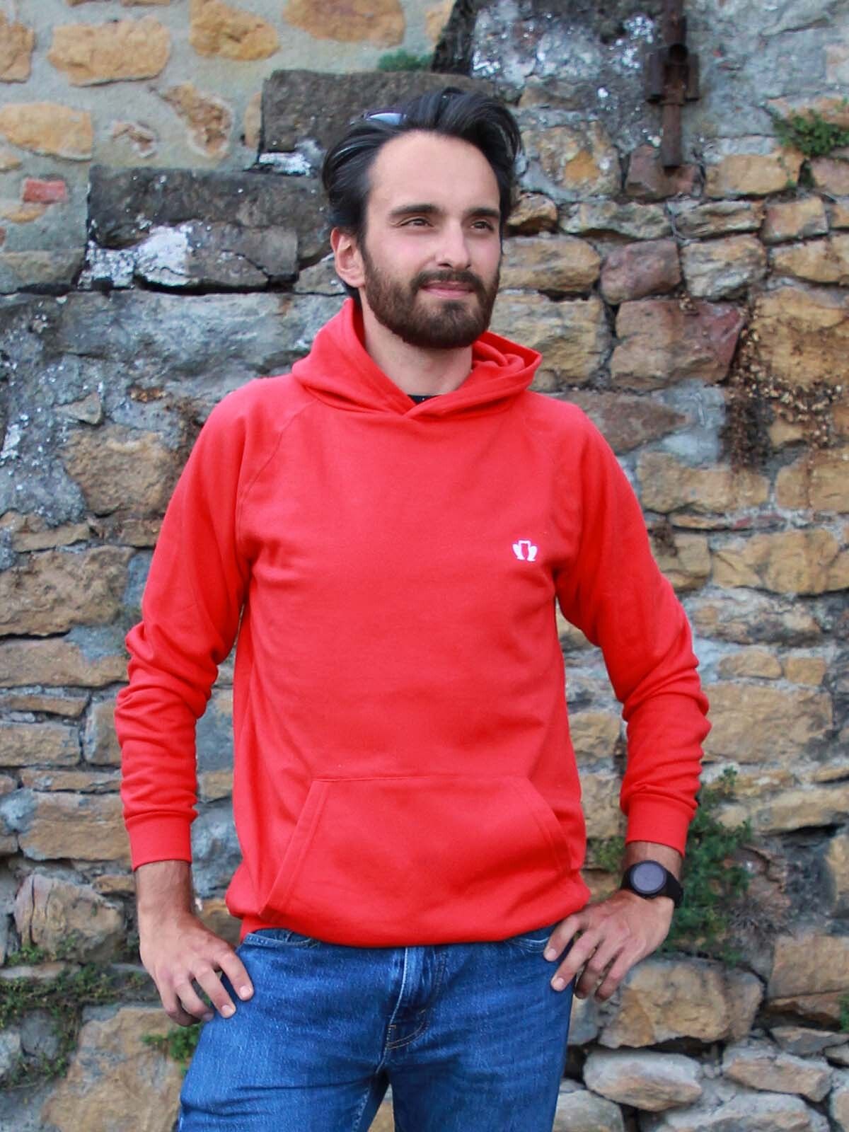 Sweat Homme Le Confortable Rouge