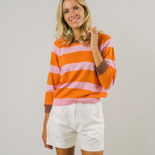 Sweat femme bicolore en coton