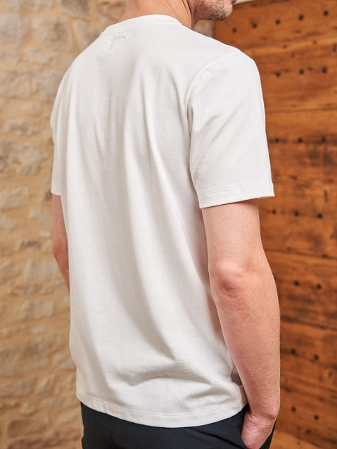 T-shirt Paul blanc en coton bio 