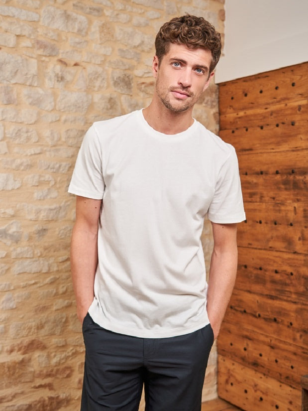 T-shirt Paul blanc en coton bio 