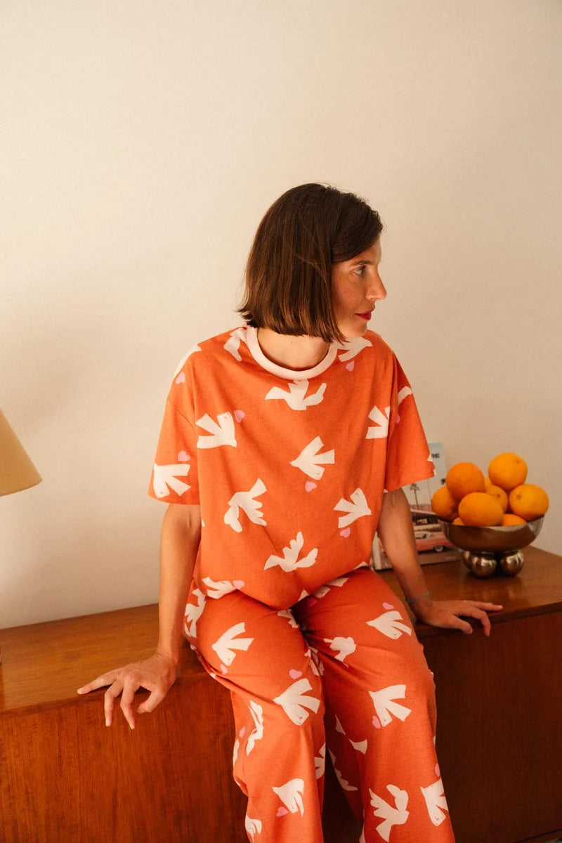 Pyjama Love Bird Pink