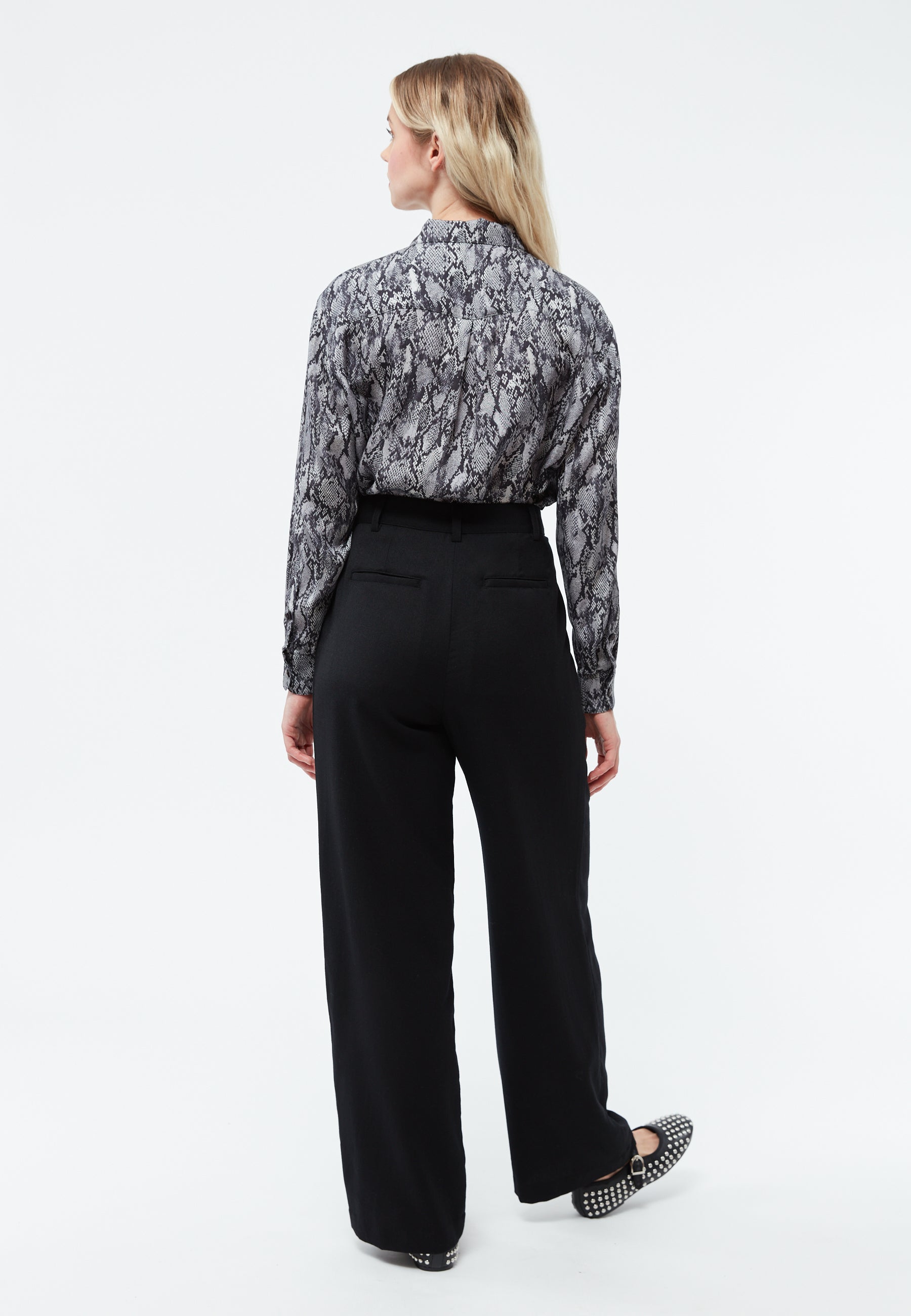 Linen Trousers Beatrice Black