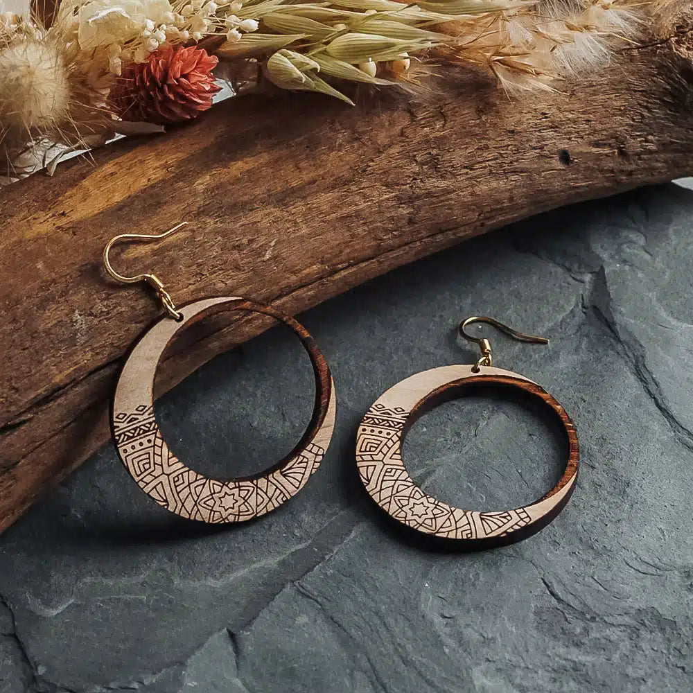 Boucles d'oreille Luna