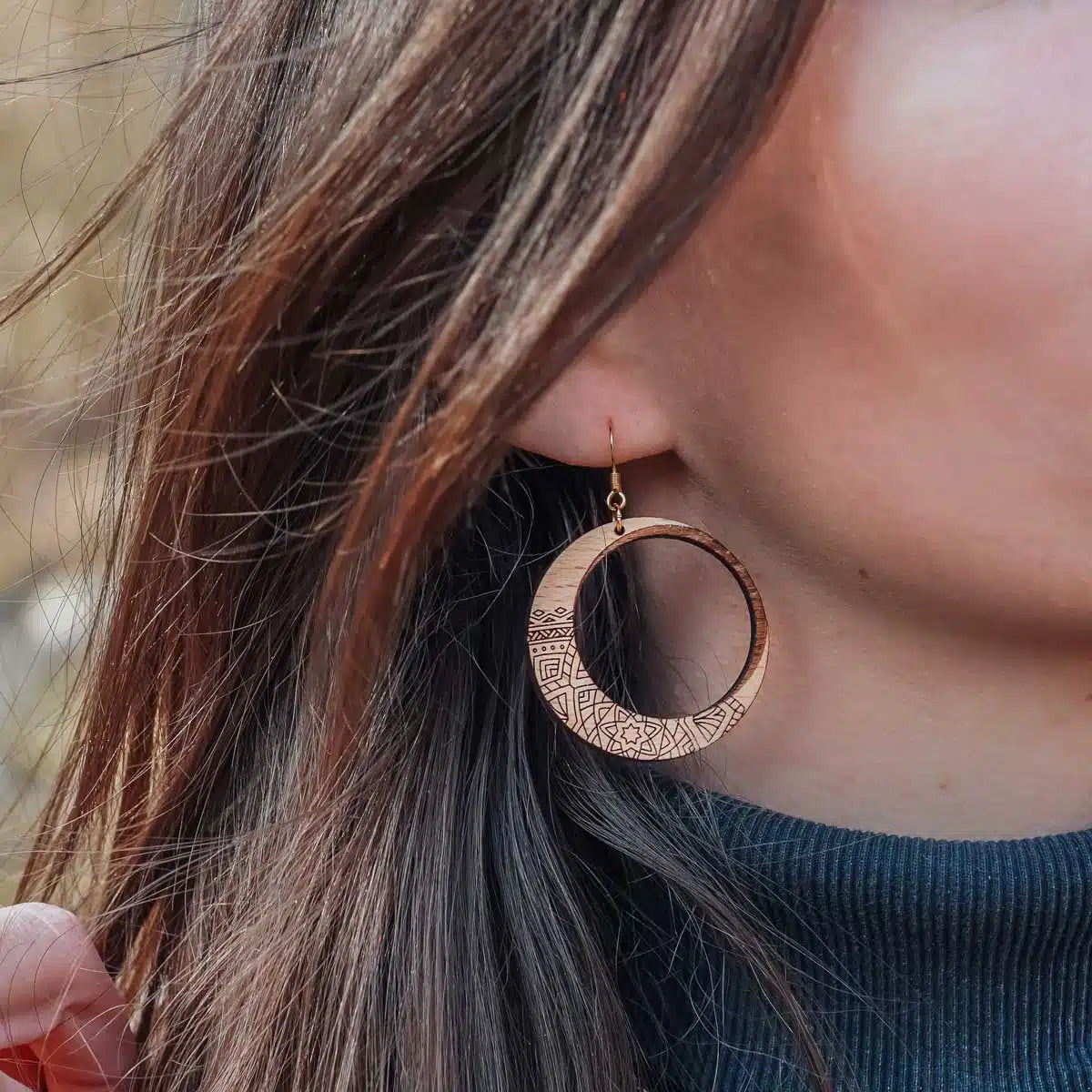 Boucles d'oreille Luna