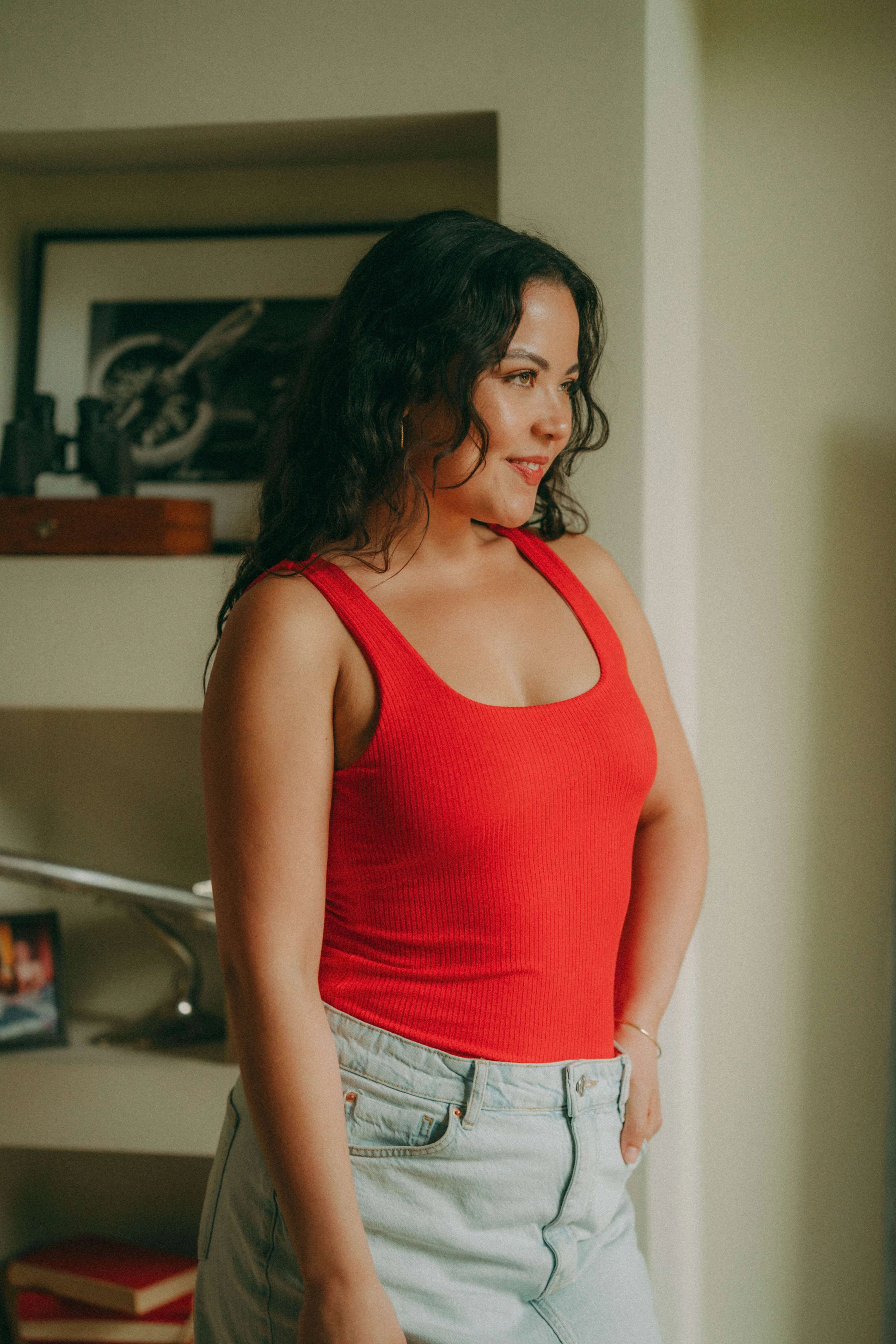 Women's Tank Top Aurea Red