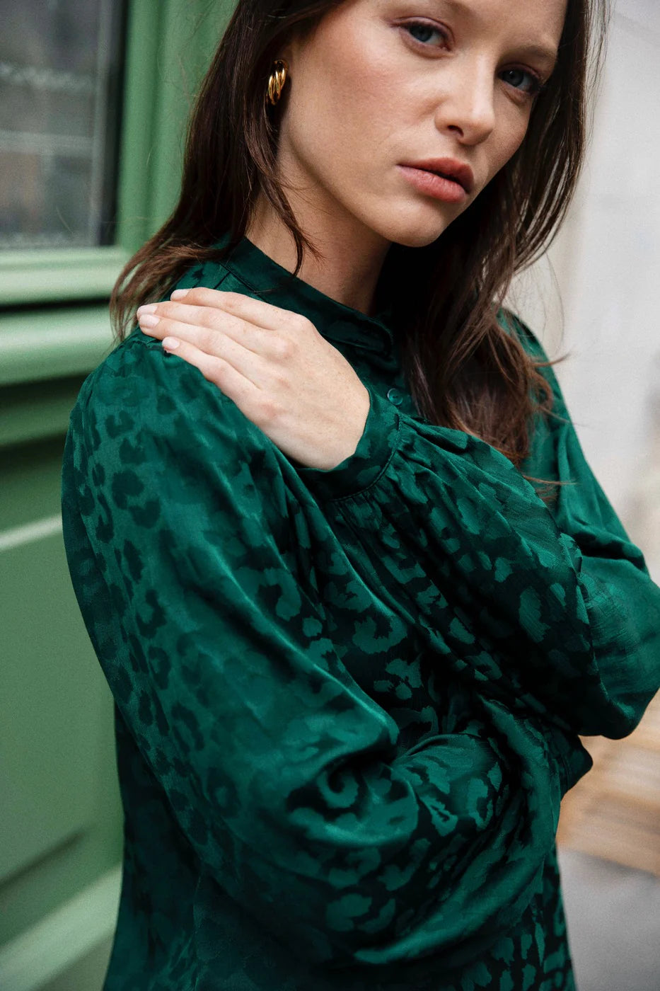 Blouse Hortensia verte