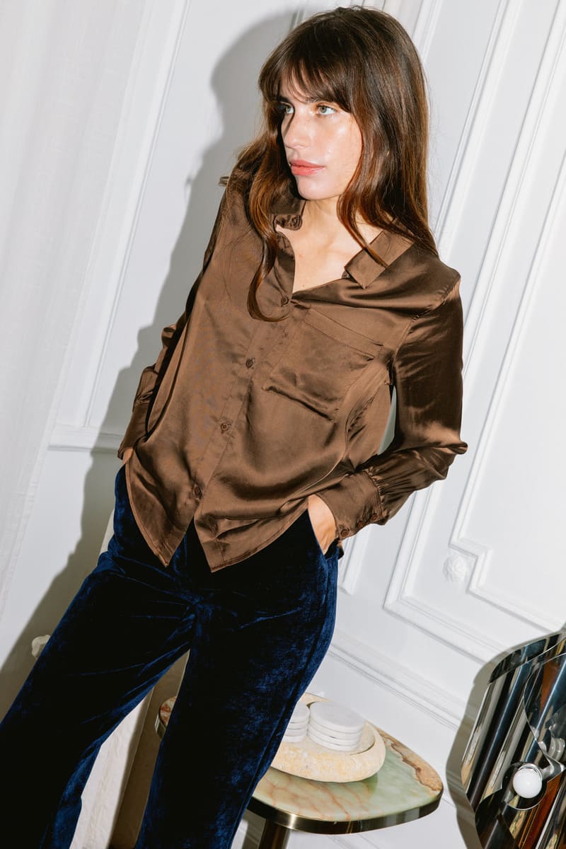 Bluse Kauri Braun