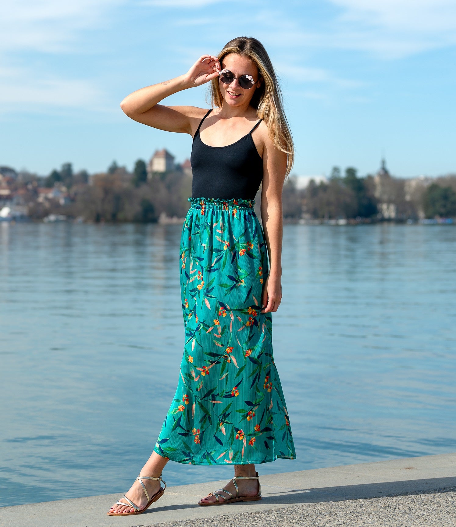 Long Slit Skirt Sophie