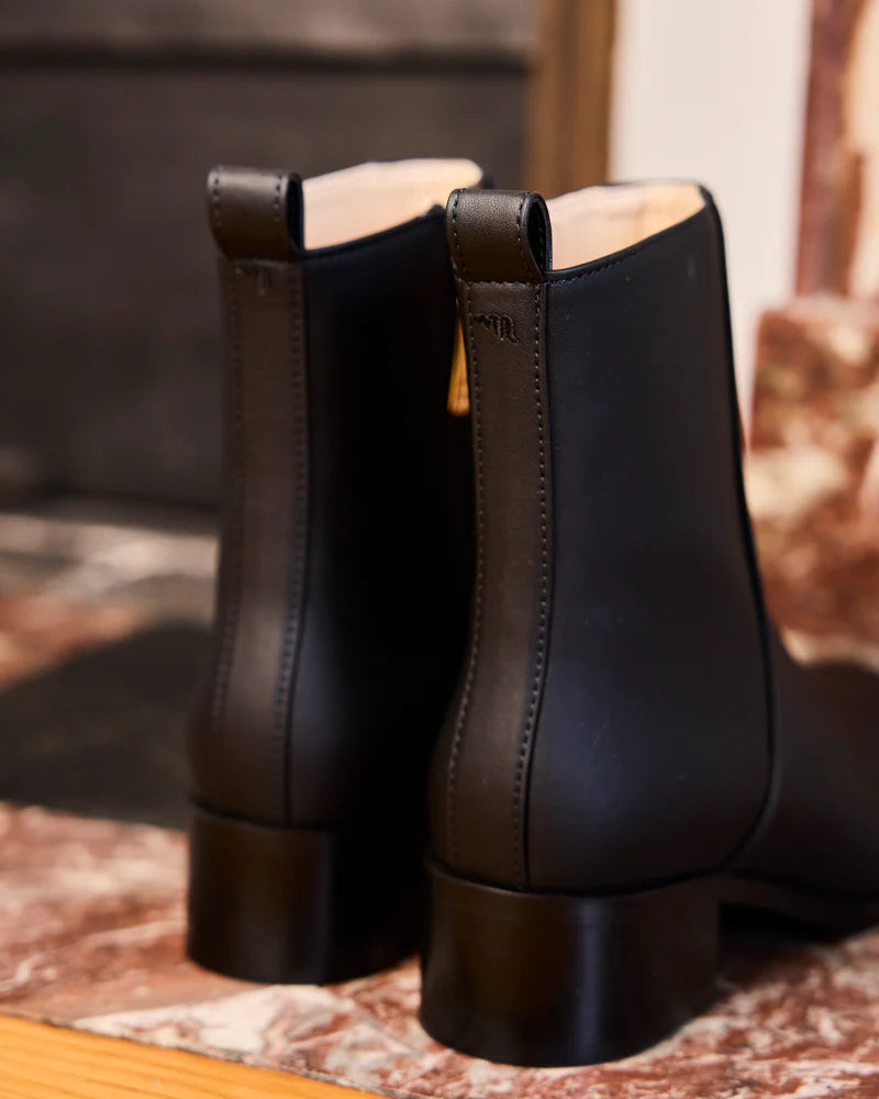 Vegane Stiefeletten Schwarz Grâce