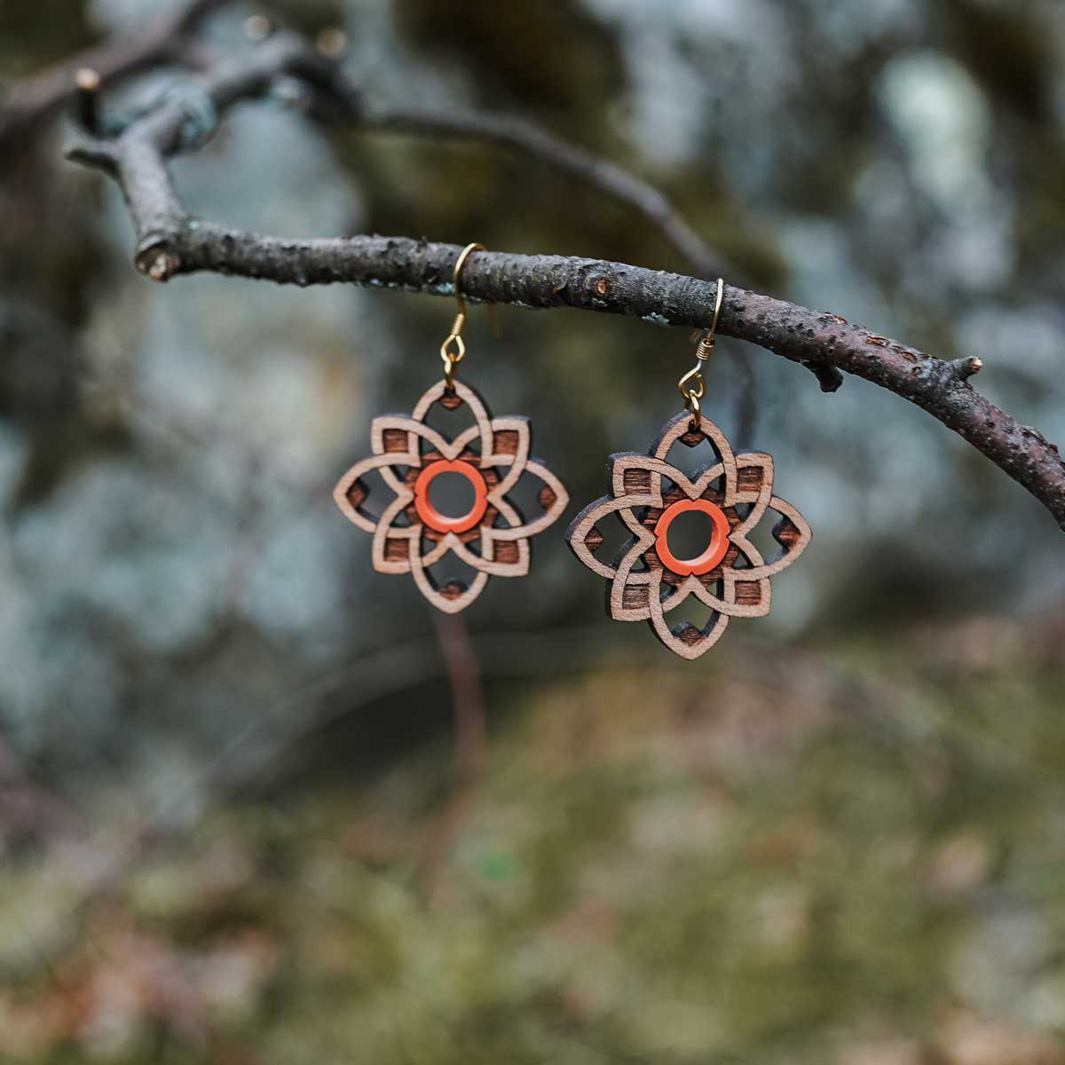 Boucles d'oreilles Primavera Orange