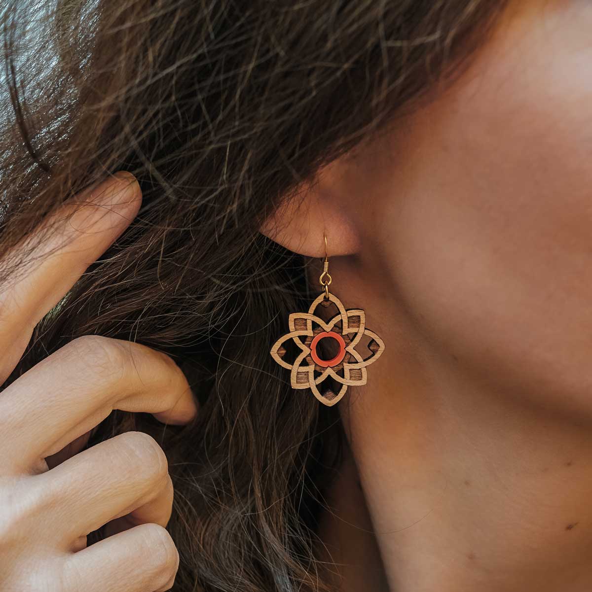 Boucles d'oreilles Primavera Orange