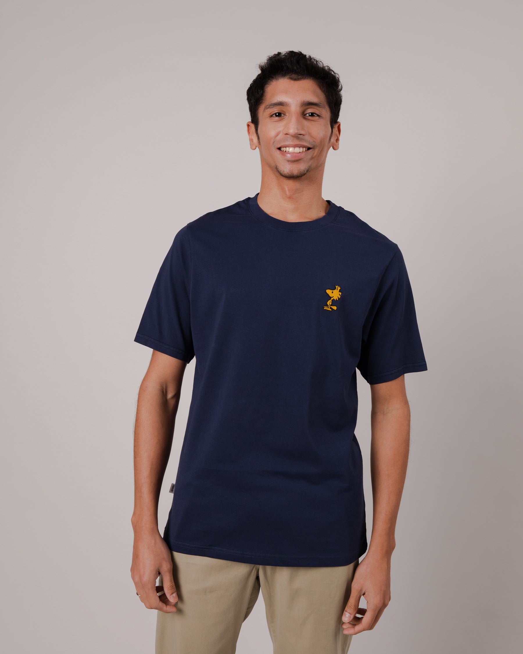 Marineblaues Herren-T-Shirt Peanuts